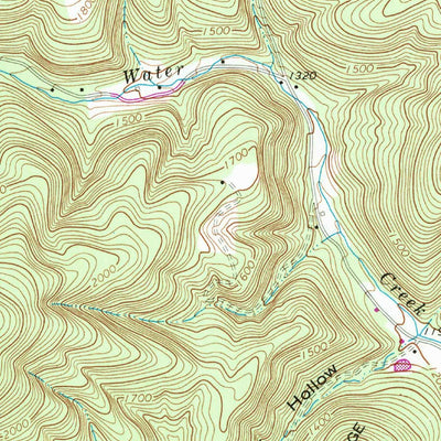 United States Geological Survey Buffalo Mills, PA (1967, 24000-Scale) digital map