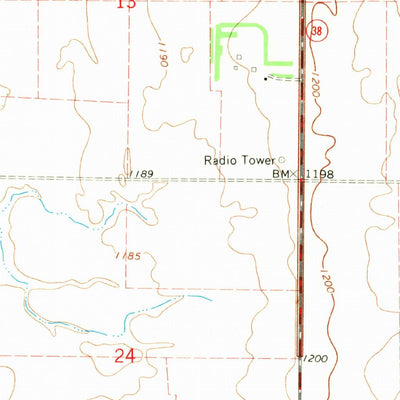 United States Geological Survey Buffalo, ND (1967, 24000-Scale) digital map