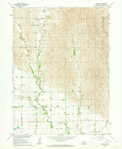 United States Geological Survey Buffalo, NE (1962, 24000-Scale) digital map