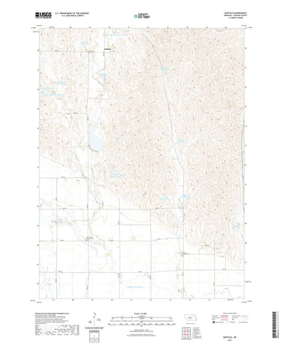 United States Geological Survey Buffalo, NE (2021, 24000-Scale) digital map