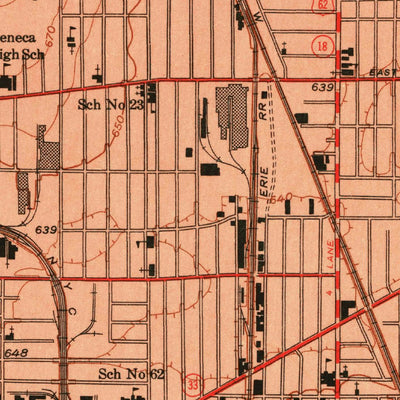 United States Geological Survey Buffalo NE, NY (1950, 24000-Scale) digital map