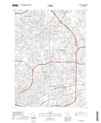 United States Geological Survey Buffalo NE, NY (2023, 24000-Scale) digital map