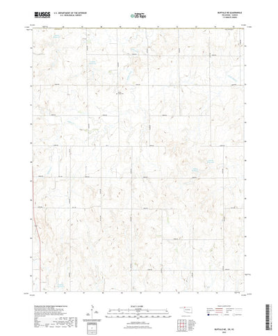 United States Geological Survey Buffalo NE, OK (2022, 24000-Scale) digital map