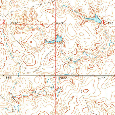 United States Geological Survey Buffalo NE, OK-KS (1970, 24000-Scale) digital map