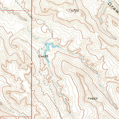 United States Geological Survey Buffalo NE, WY (1970, 24000-Scale) digital map