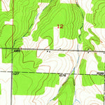 United States Geological Survey Buffalo NW, MO (1950, 24000-Scale) digital map