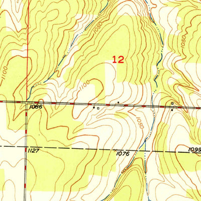United States Geological Survey Buffalo NW, MO (1951, 24000-Scale) digital map