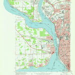 United States Geological Survey Buffalo NW, NY (1965, 24000-Scale) digital map
