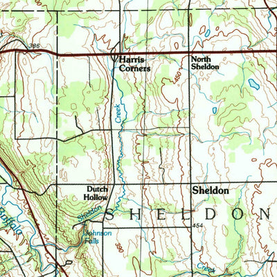 United States Geological Survey Buffalo, NY (1984, 100000-Scale) digital map