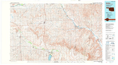 United States Geological Survey Buffalo, OK-KS (1985, 100000-Scale) digital map