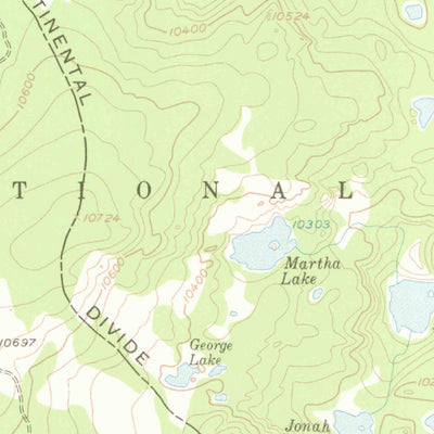 United States Geological Survey Buffalo Pass, CO (1955, 24000-Scale) digital map