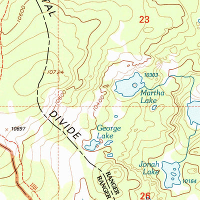 United States Geological Survey Buffalo Pass, CO (2000, 24000-Scale) digital map