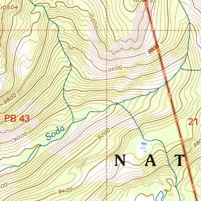 United States Geological Survey Buffalo Pass, CO (2000, 24000-Scale) digital map