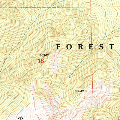 United States Geological Survey Buffalo Peak, CO (2000, 24000-Scale) digital map