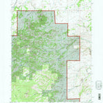 United States Geological Survey Buffalo Peak, WY (1992, 24000-Scale) digital map