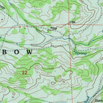 United States Geological Survey Buffalo Peak, WY (1992, 24000-Scale) digital map