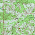 United States Geological Survey Buffalo Peak, WY (1992, 24000-Scale) digital map
