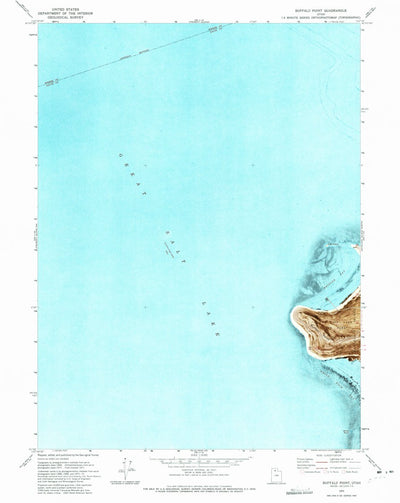 United States Geological Survey Buffalo Point, UT (1972, 24000-Scale) digital map