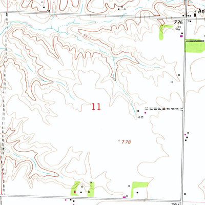 United States Geological Survey Buffalo Prairie, IL (1953, 24000-Scale) digital map