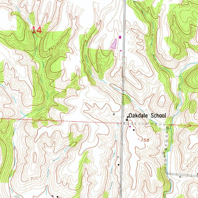 United States Geological Survey Buffalo Prairie, IL (1953, 24000-Scale) digital map