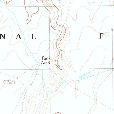 United States Geological Survey Buffalo Ranch, AZ (1988, 24000-Scale) digital map