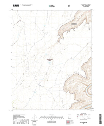 United States Geological Survey Buffalo Ranch, AZ (2021, 24000-Scale) digital map