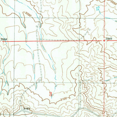United States Geological Survey Buffalo Reservoir, MT (1981, 24000-Scale) digital map