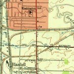 United States Geological Survey Buffalo SE, NY (1950, 24000-Scale) digital map