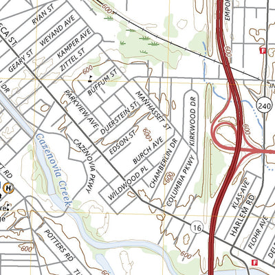 United States Geological Survey Buffalo SE, NY (2023, 24000-Scale) digital map
