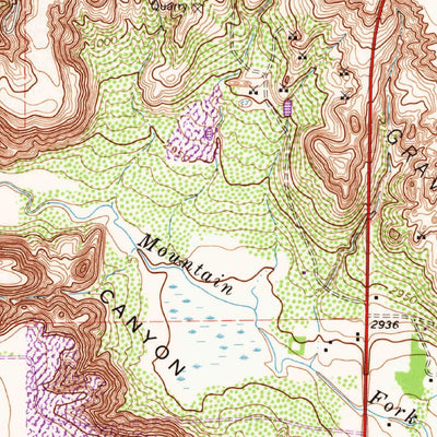 United States Geological Survey Buffalo Springs Lake, TX (1965, 24000-Scale) digital map