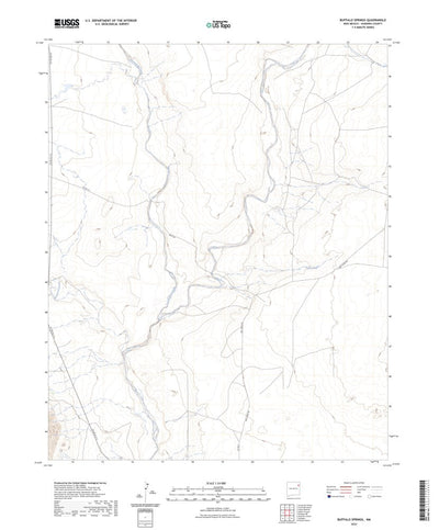 United States Geological Survey Buffalo Springs, NM (2023, 24000-Scale) digital map