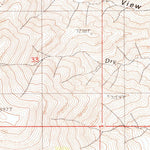 United States Geological Survey Buffalo Springs, NV (1990, 24000-Scale) digital map