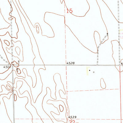 United States Geological Survey Buffalo Springs Ranch, CO (1973, 24000-Scale) digital map