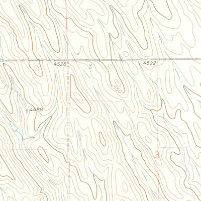 United States Geological Survey Buffalo Springs Ranch NE, CO (1973, 24000-Scale) digital map
