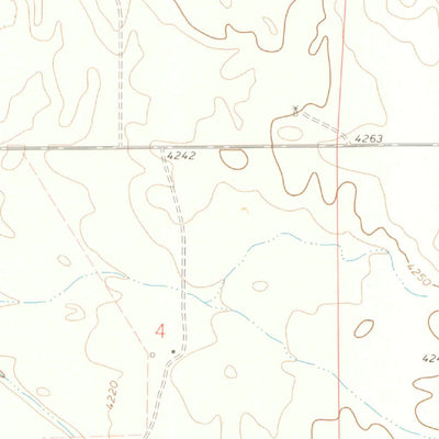 United States Geological Survey Buffalo Springs Ranch NW, CO (1973, 24000-Scale) digital map