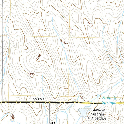 United States Geological Survey Buffalo Springs Ranch NW, CO (2022, 24000-Scale) digital map