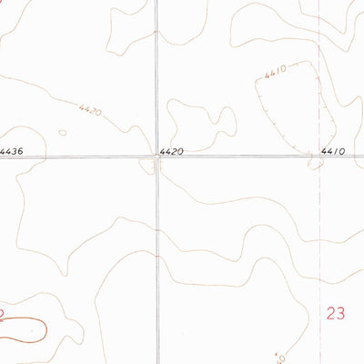 United States Geological Survey Buffalo Springs Ranch SE, CO (1973, 24000-Scale) digital map