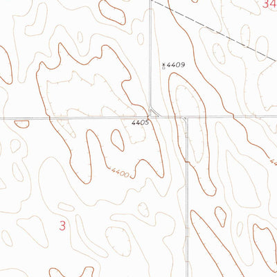 United States Geological Survey Buffalo Springs Ranch SE, CO (1973, 24000-Scale) digital map