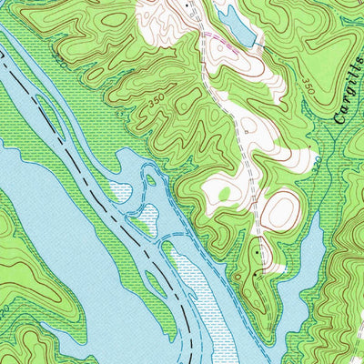 United States Geological Survey Buffalo Springs, VA (1968, 24000-Scale) digital map