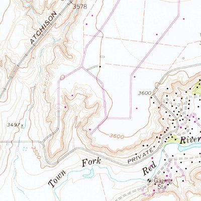 United States Geological Survey Buffalo Stadium, TX (1960, 24000-Scale) digital map