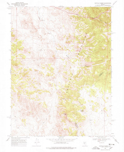United States Geological Survey Buffalo Summit, NV (1969, 24000-Scale) digital map