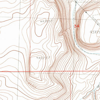 United States Geological Survey Buffalo Well, OR (1986, 24000-Scale) digital map