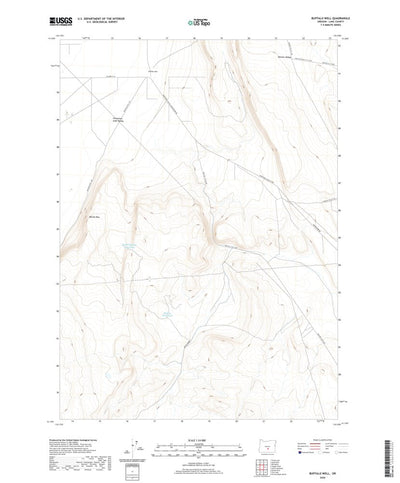 United States Geological Survey Buffalo Well, OR (2020, 24000-Scale) digital map