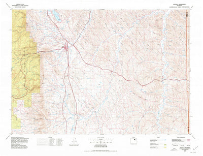 United States Geological Survey Buffalo, WY (1978, 100000-Scale) digital map
