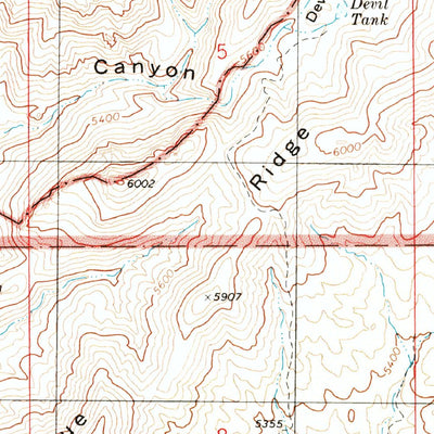 United States Geological Survey Buford Hill, AZ (1997, 24000-Scale) digital map