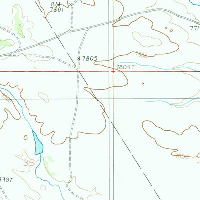 United States Geological Survey Buford, WY (1987, 24000-Scale) digital map