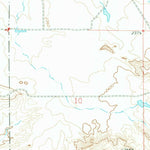 United States Geological Survey Bug Creek, MT (1973, 24000-Scale) digital map