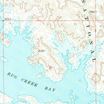 United States Geological Survey Bug Creek, MT (1973, 24000-Scale) digital map