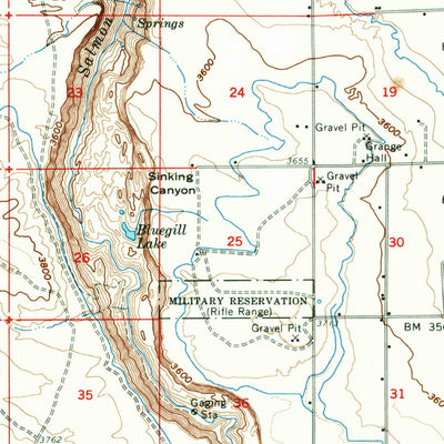 United States Geological Survey Buhl, ID (1959, 62500-Scale) digital map