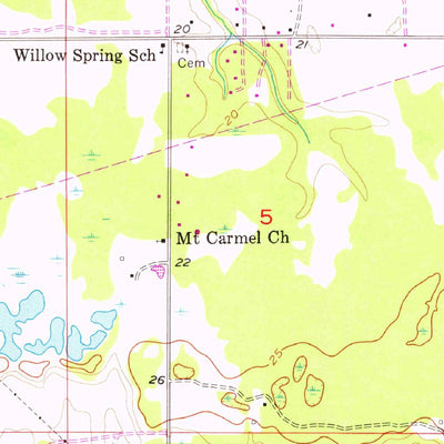 United States Geological Survey Buhler, LA (1956, 24000-Scale) digital map
